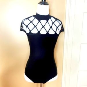 Gothic Black Bodysuit